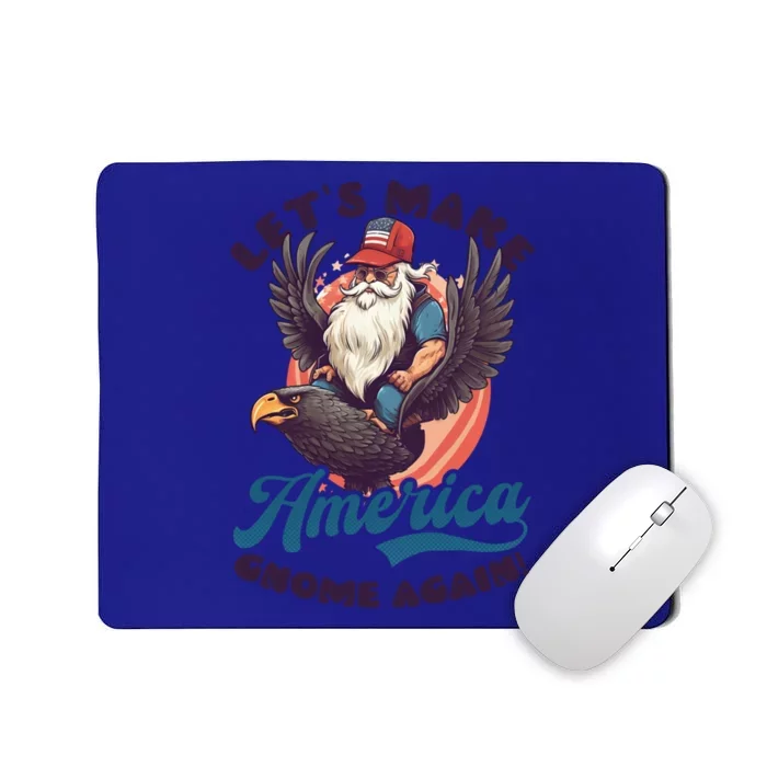 Make America Gnome Design 4th July American Gnome Great Gift Mousepad