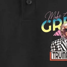 Make America Great Trump 2024 Again DaddyS Home Trump Dry Zone Grid Performance Polo