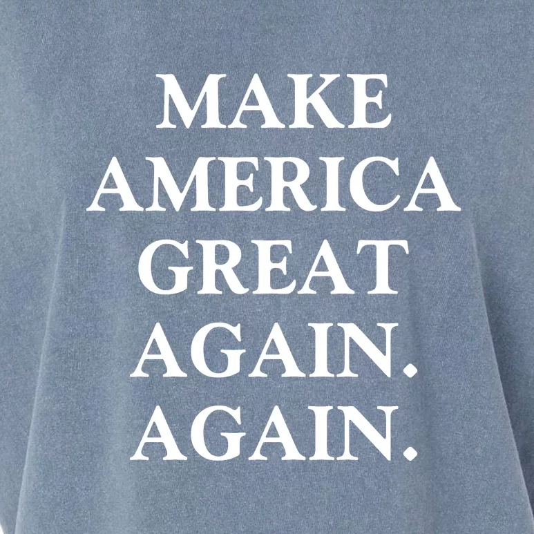 Make America Great Again Again Pro America Trump 2024 Election Garment-Dyed Women's Muscle Tee