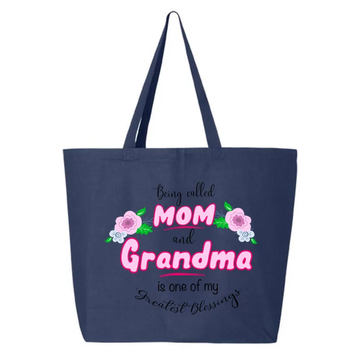 Mom And Grandma Blessinggift Family Quotegift Announcet Great Gift 25L Jumbo Tote