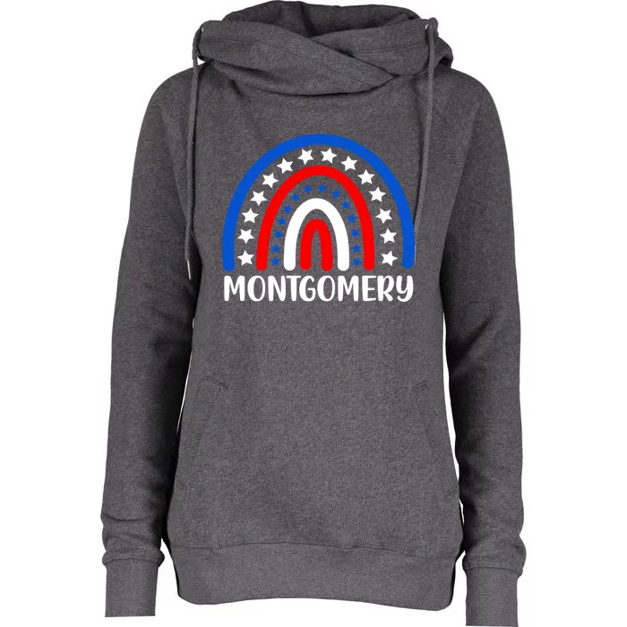 Montgomery Alabama Gift I Love Montgomery Usa Meaningful Gift Womens Funnel Neck Pullover Hood