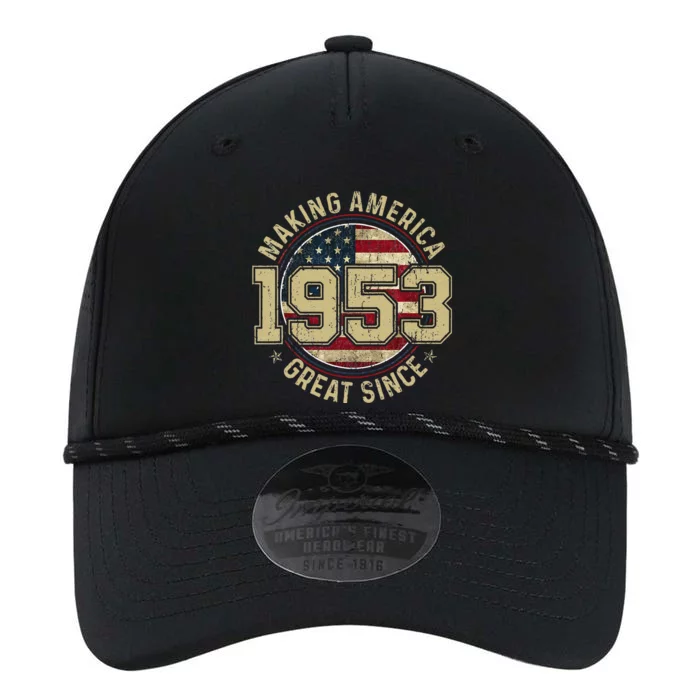 Making America Great Since 1953 Vintage Gifts 70th Birthday Performance The Dyno Cap