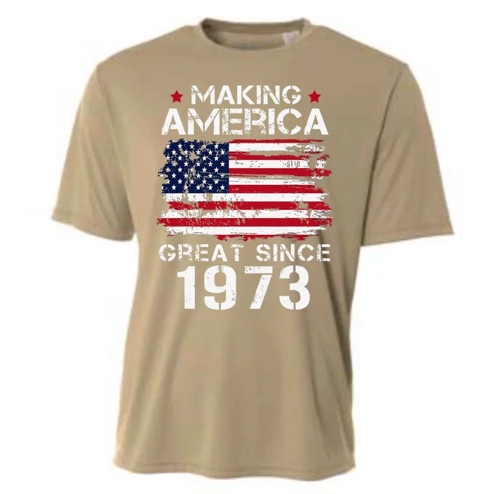 Making America Great Since 1973 Vintage Gifts 50th Birthday Love Cooling Performance Crew T-Shirt