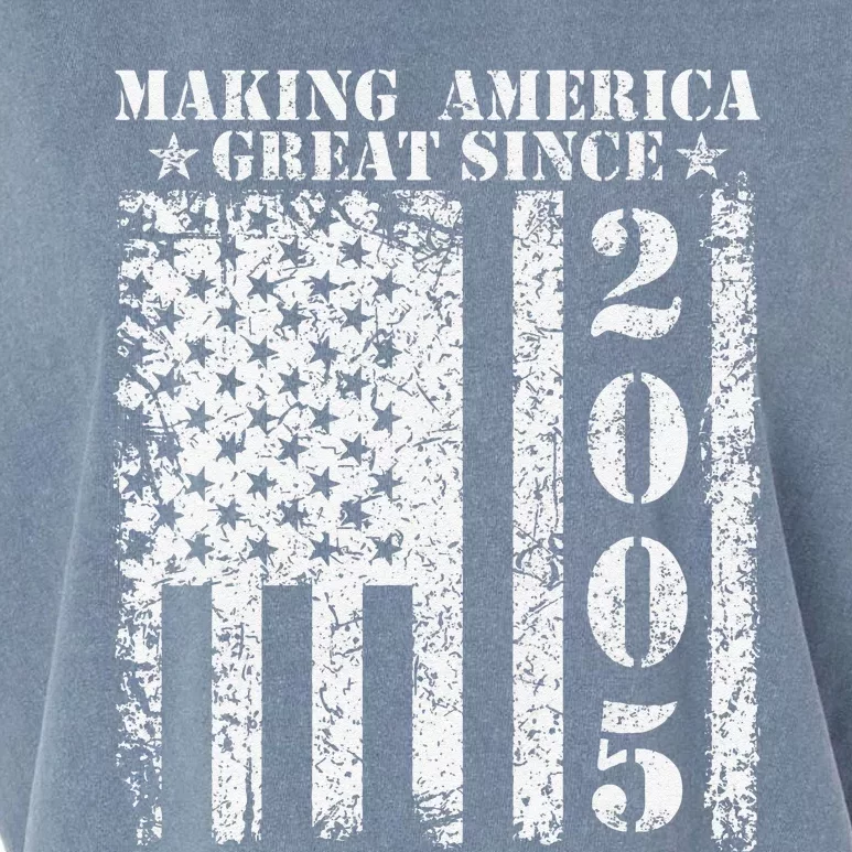 Making America Great Since 2005 Birthday Garment-Dyed Women's Muscle Tee