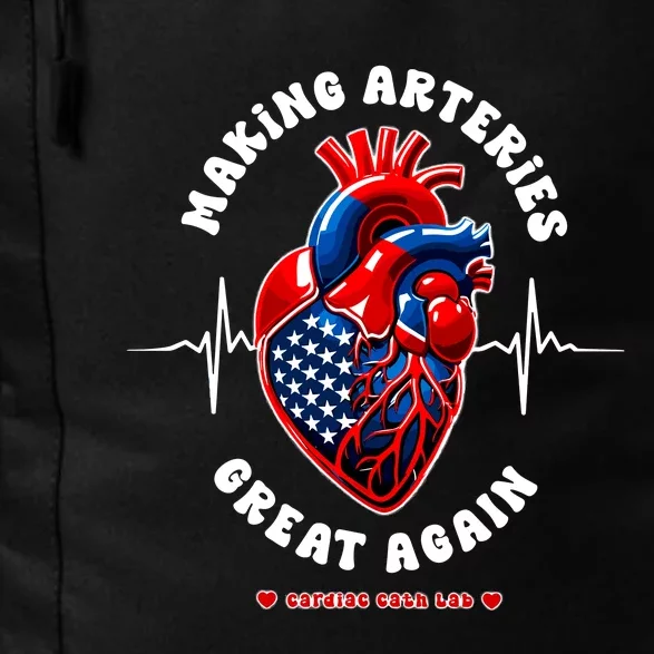 Making Arteries Great Again Cardiac Cath Lab Daily Commute Backpack