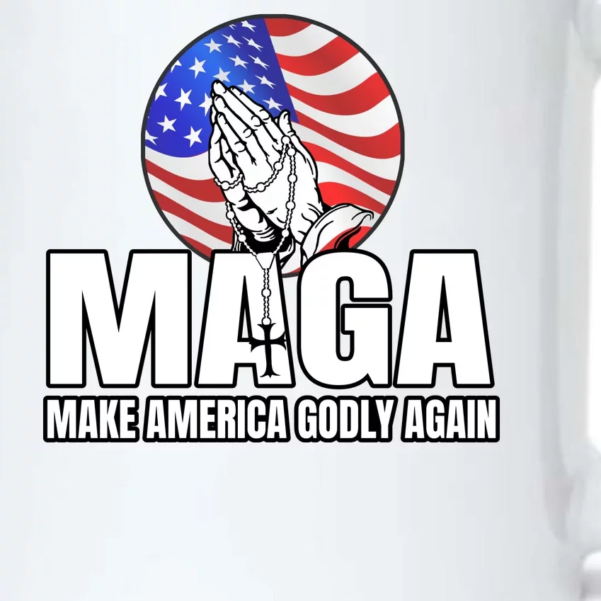 Make America Godly Again Black Color Changing Mug