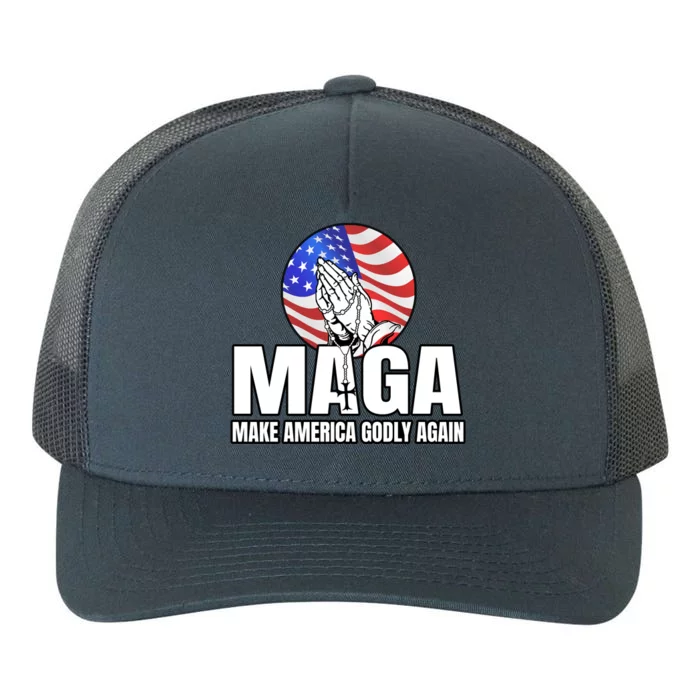 Make America Godly Again Yupoong Adult 5-Panel Trucker Hat