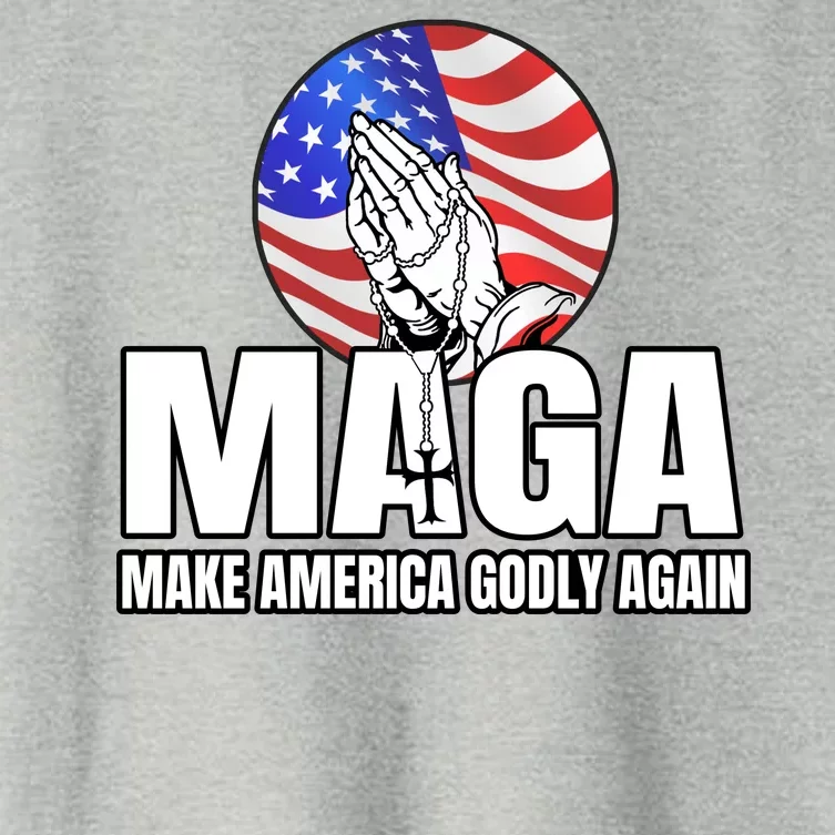 Make America Godly Again Women's Crop Top Tee