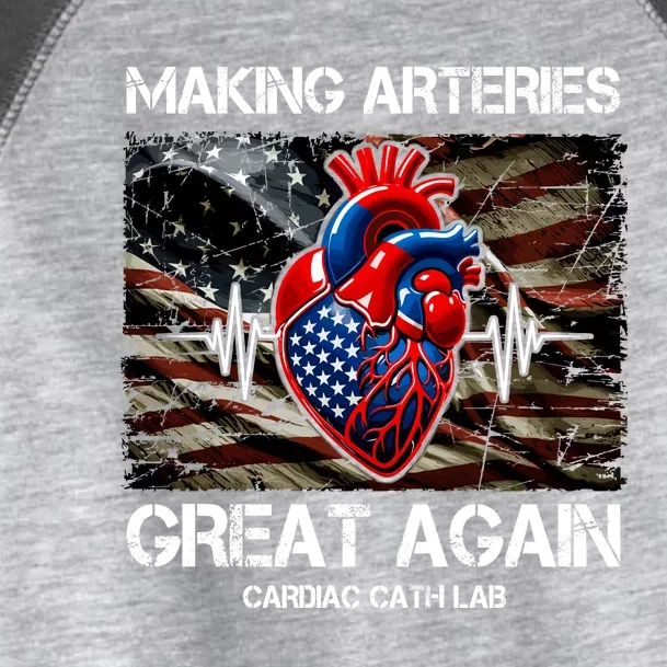 Making Arteries Great Again Cardiac Cath Lab Toddler Fine Jersey T-Shirt