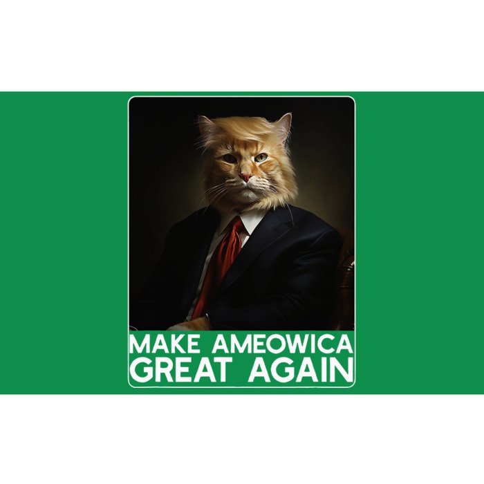 Make Ameowica Great Again Funny Donald Trump Cat Meme Bumper Sticker