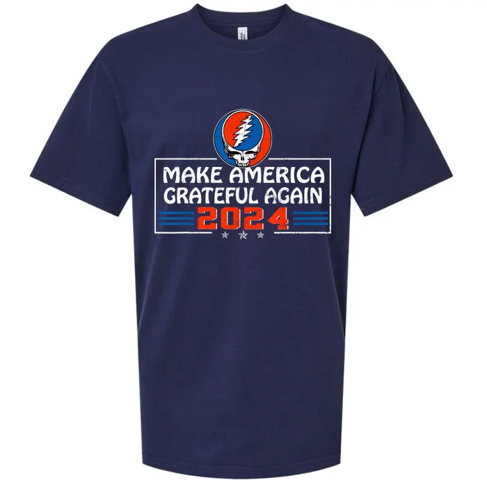 Make America Grateful Again 2024 Sueded Cloud Jersey T-Shirt