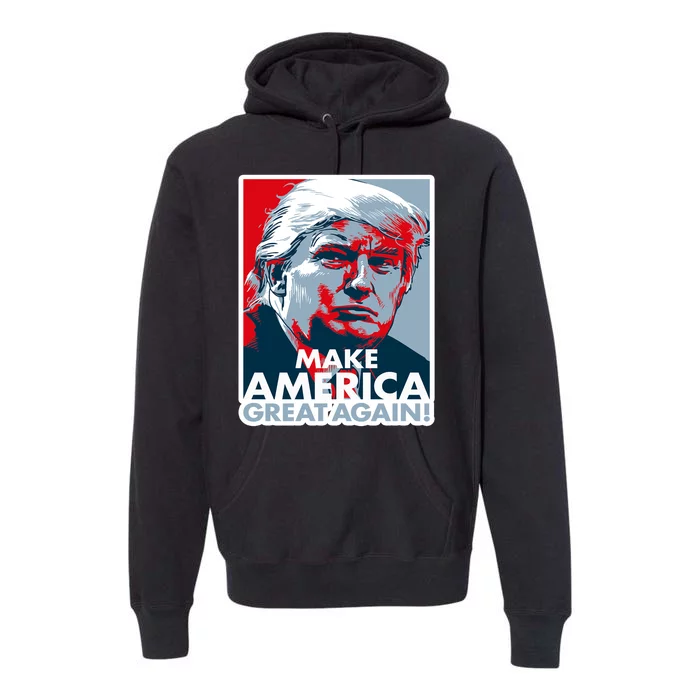 Make America Great Again Trump President Patriotic Premium Hoodie