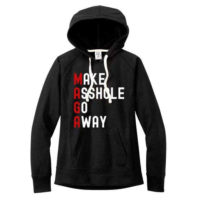 Make Asshole Go Away Women's Fleece Hoodie