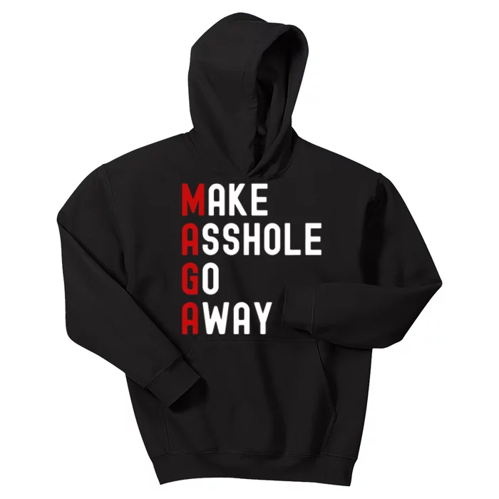 Make Asshole Go Away Kids Hoodie