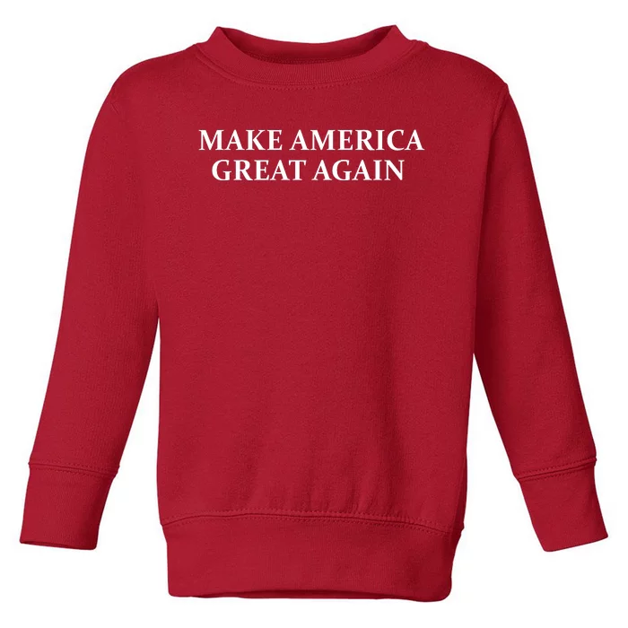 Make America Great Again Red Hats For Trump Toddler Sweatshirt