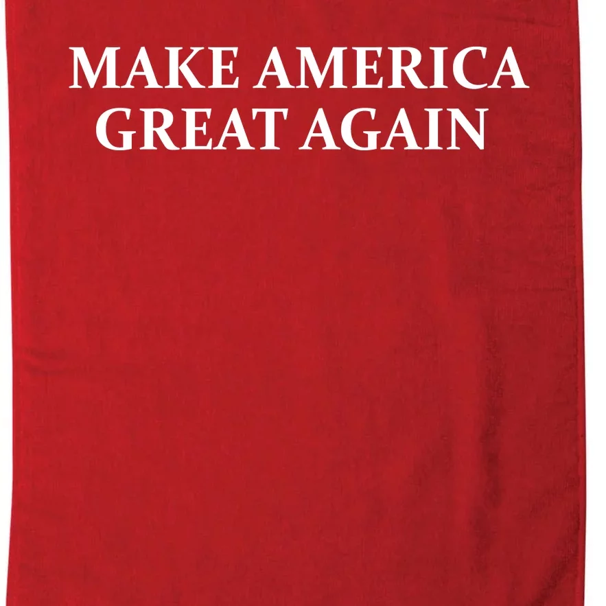 Make America Great Again Red Hats For Trump Platinum Collection Golf Towel