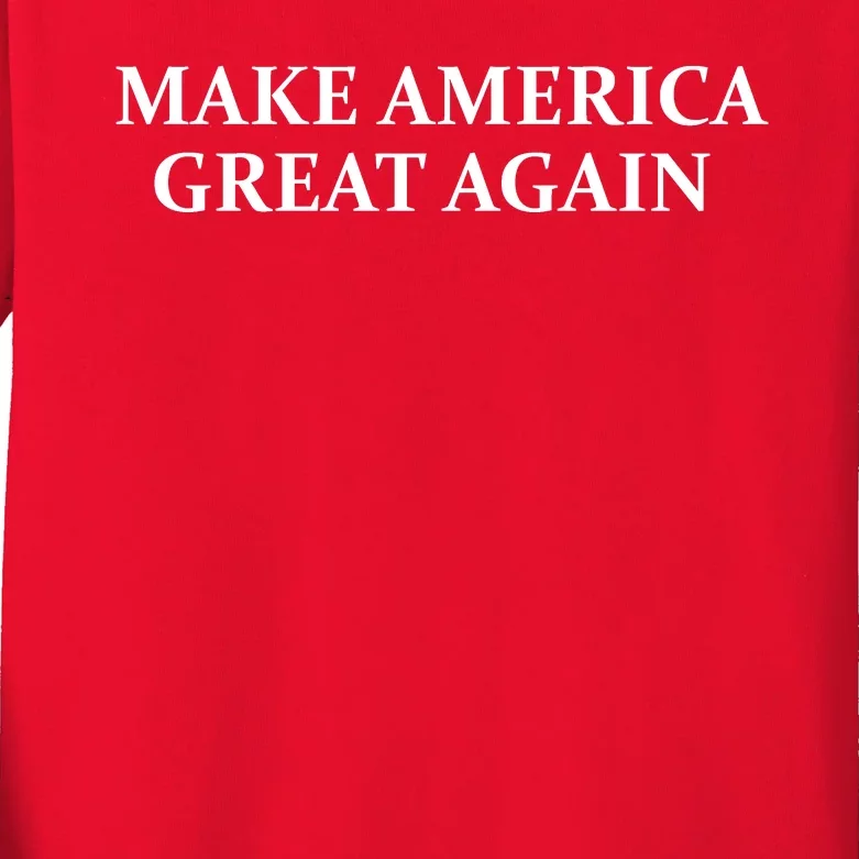 Make America Great Again Red Hats For Trump Kids Long Sleeve Shirt