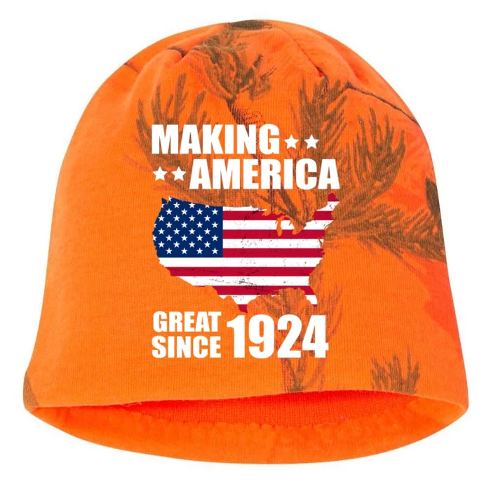 Making America Great Since 1924 Birthday Kati - Camo Knit Beanie