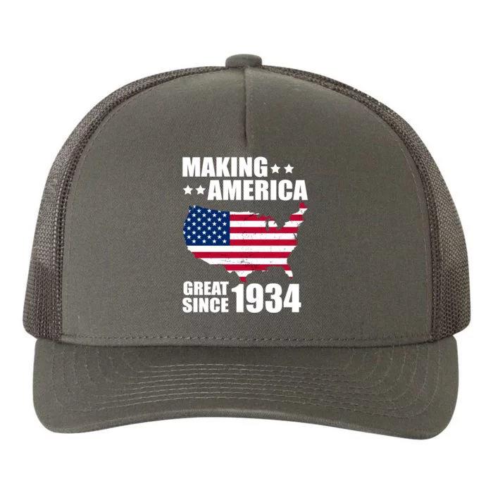 Making America Great Since 1934 Birthday Yupoong Adult 5-Panel Trucker Hat