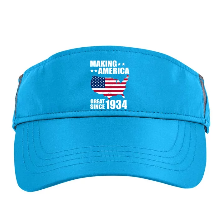 Making America Great Since 1934 Birthday Adult Drive Performance Visor