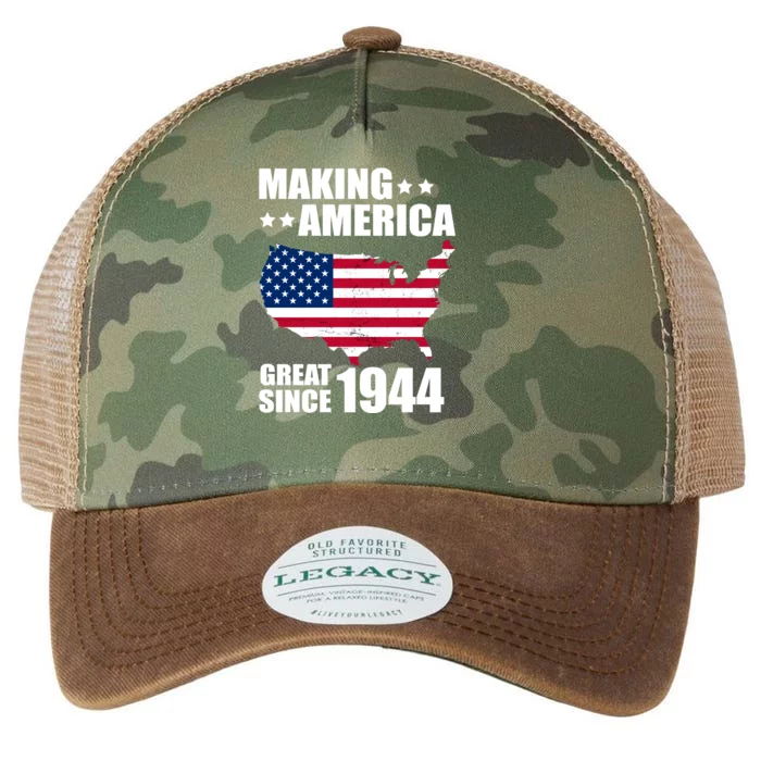 Making America Great Since 1944 Birthday Legacy Tie Dye Trucker Hat