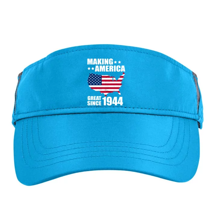 Making America Great Since 1944 Birthday Adult Drive Performance Visor