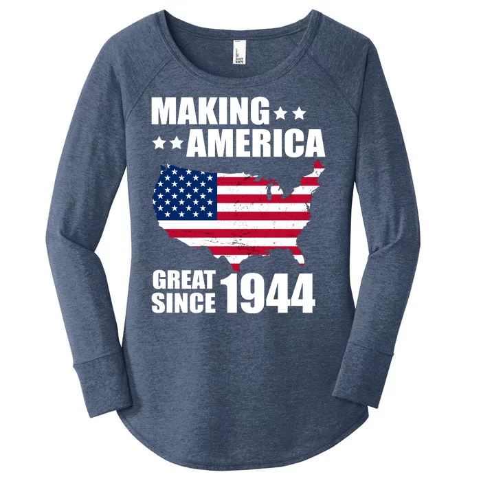 Making America Great Since 1944 Birthday Women's Perfect Tri Tunic Long Sleeve Shirt