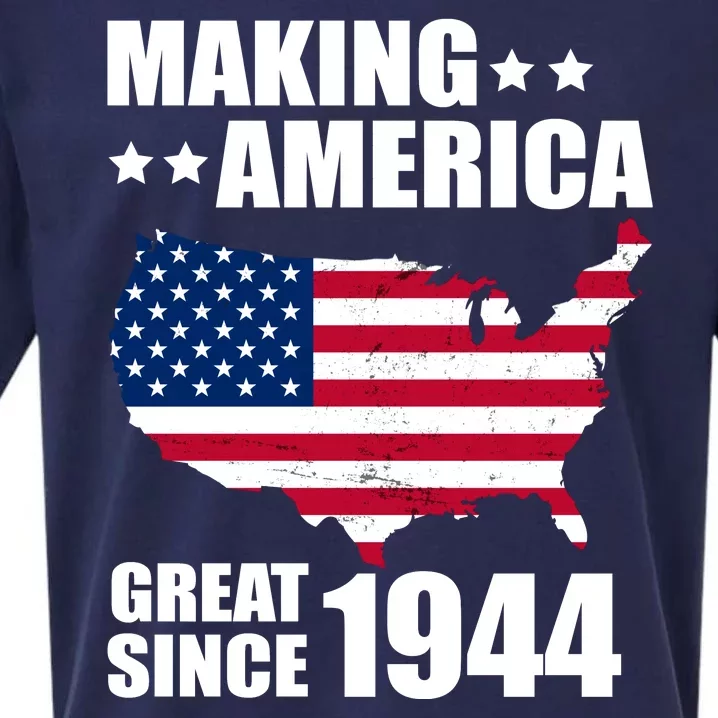 Making America Great Since 1944 Birthday Sueded Cloud Jersey T-Shirt