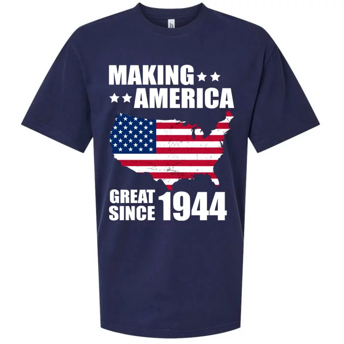 Making America Great Since 1944 Birthday Sueded Cloud Jersey T-Shirt