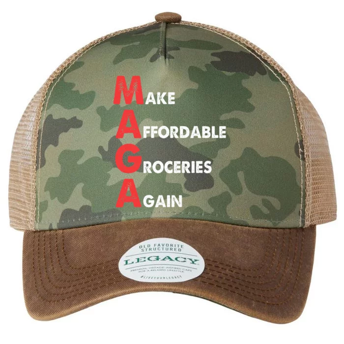 Make Affordable Groceries Again M.A.G.A Design Legacy Tie Dye Trucker Hat