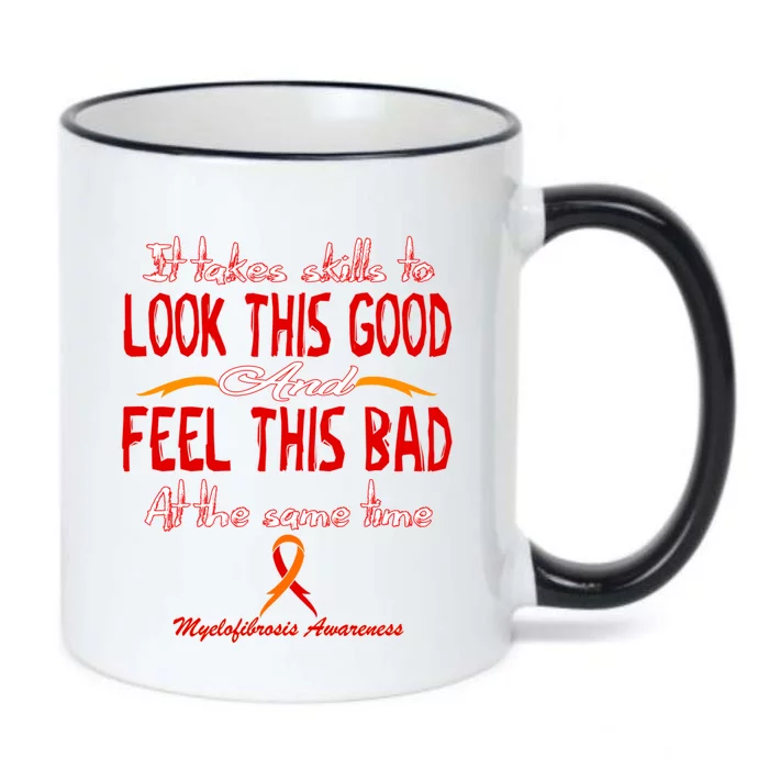 Myelofibrosis Awareness Gift Black Color Changing Mug