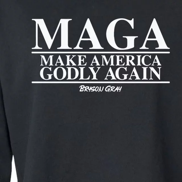 Make America Godly Again Cropped Pullover Crew