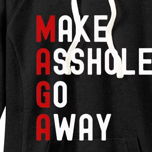 Make Asshole Go Away Women's Fleece Hoodie