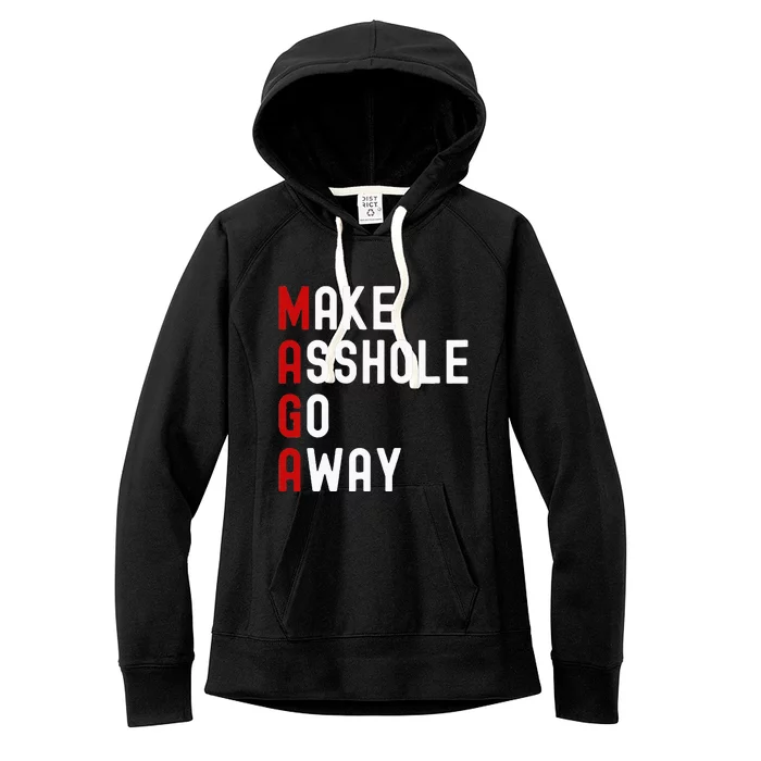 Make Asshole Go Away Women's Fleece Hoodie