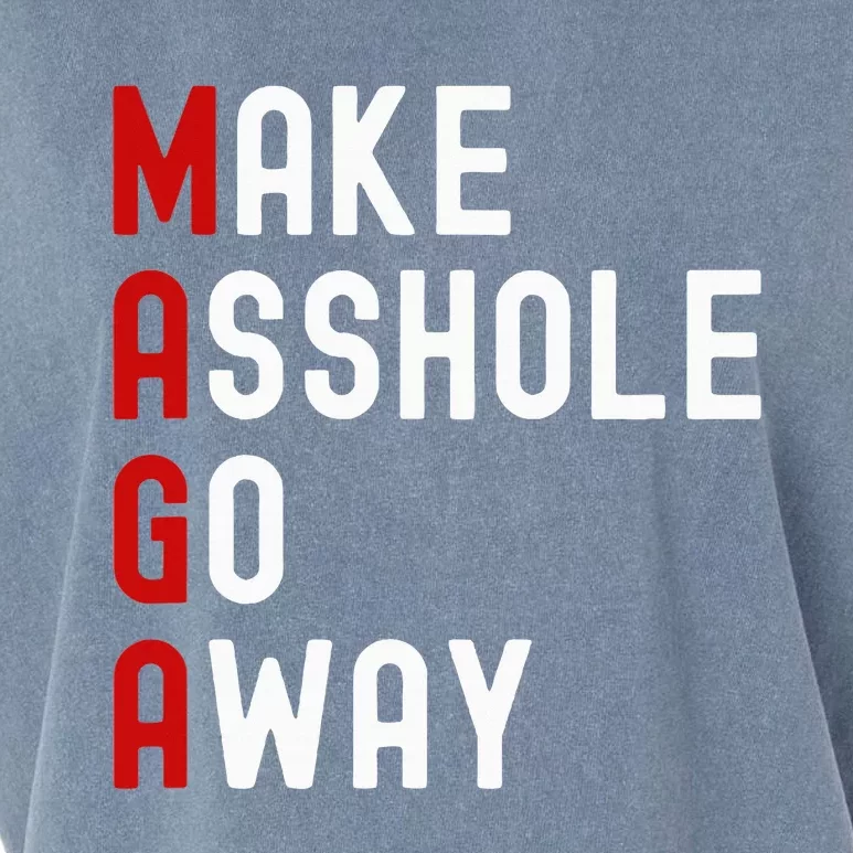 Make Asshole Go Away Garment-Dyed Women's Muscle Tee