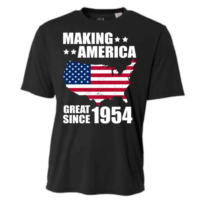 Making America Great Since 1954 Birthday Cooling Performance Crew T-Shirt