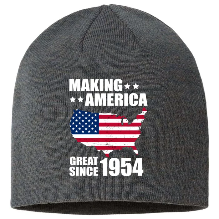 Making America Great Since 1954 Birthday 8 1/2in Sustainable Knit Beanie