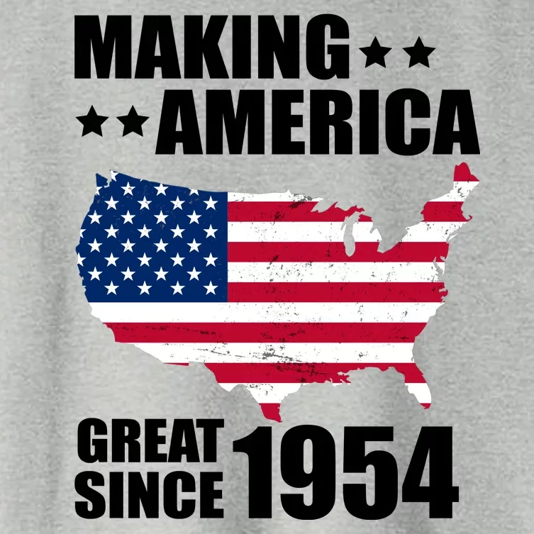 Making America Great Since 1954 Birthday Women's Crop Top Tee