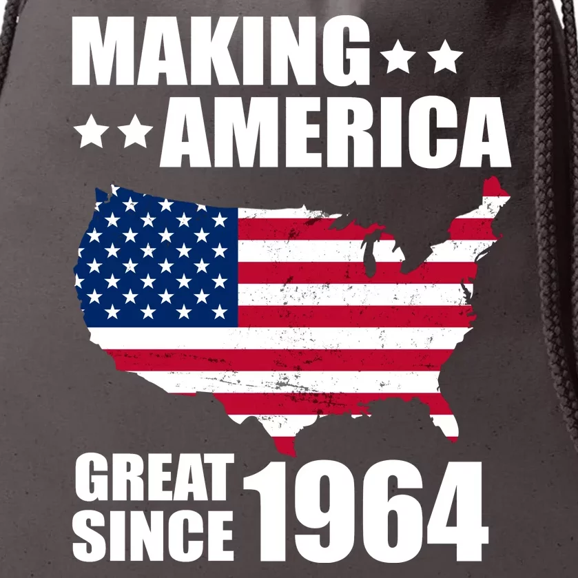 Making America Great Since 1964 Birthday Drawstring Bag