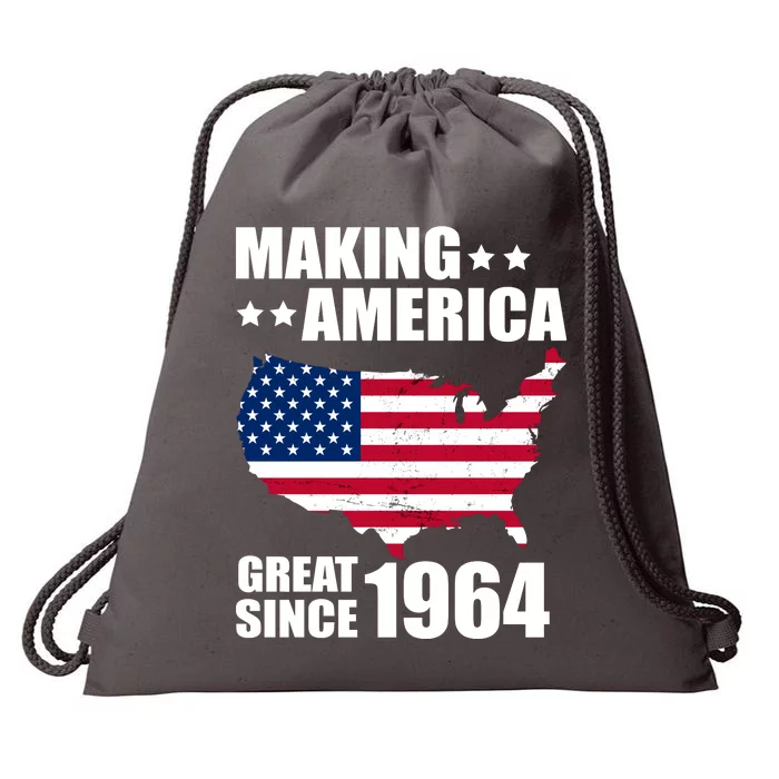 Making America Great Since 1964 Birthday Drawstring Bag