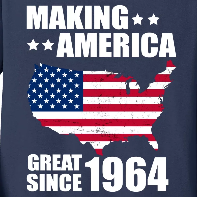 Making America Great Since 1964 Birthday Kids Long Sleeve Shirt