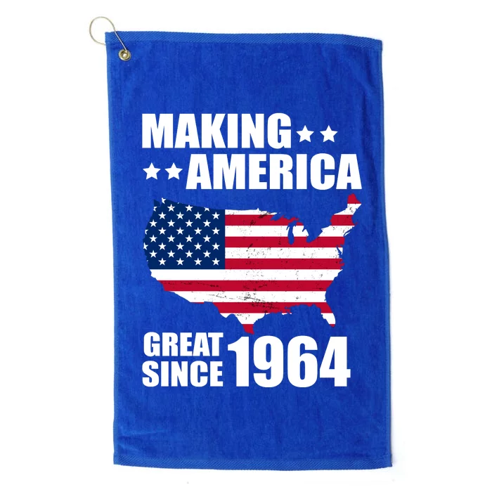 Making America Great Since 1964 Birthday Platinum Collection Golf Towel