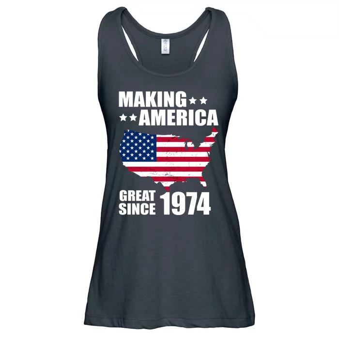 Making America Great Since 1974 Birthday Ladies Essential Flowy Tank