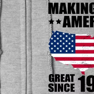 Making America Great Since 1974 Birthday Full Zip Hoodie