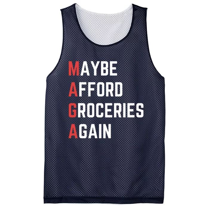 Maybe Afford Groceries Again Mesh Reversible Basketball Jersey Tank