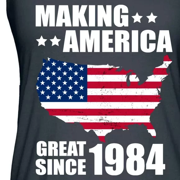 Making America Great Since 1984 Birthday Ladies Essential Flowy Tank