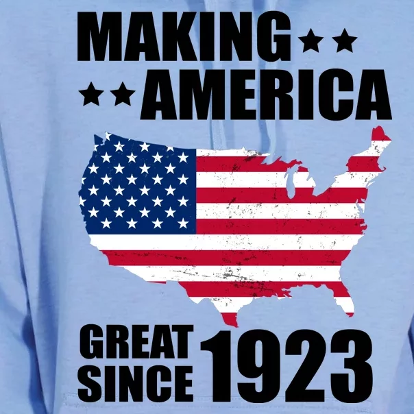 Making America Great Since 1923 Birthday Unisex Surf Hoodie