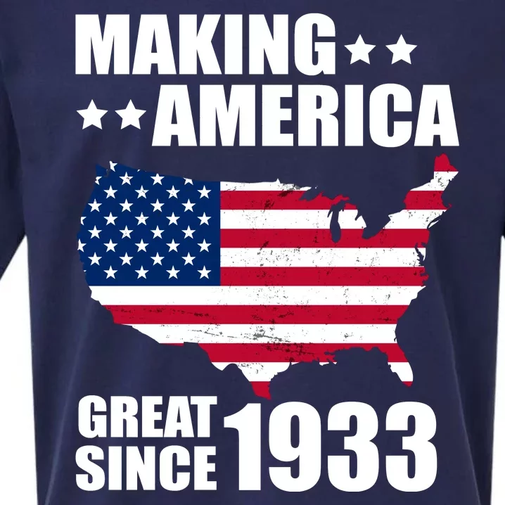 Making America Great Since 1933 Birthday Sueded Cloud Jersey T-Shirt