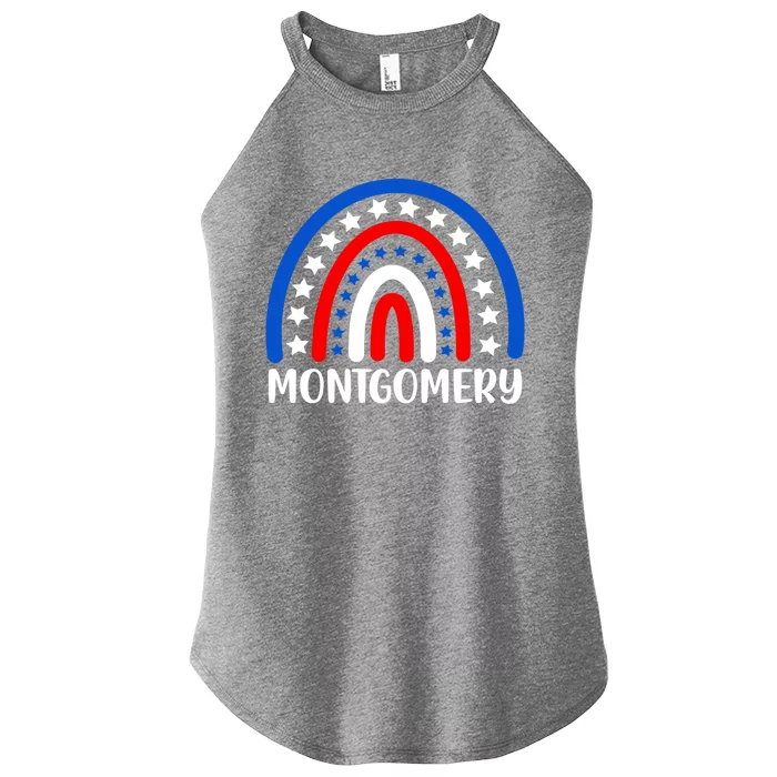 Montgomery Alabama Gift I Love Montgomery Usa Gift Women’s Perfect Tri Rocker Tank