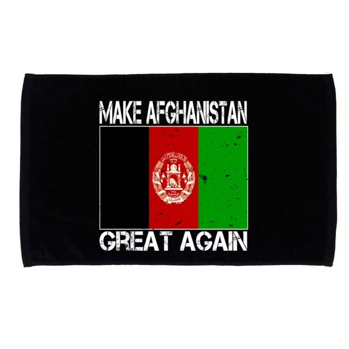 Make Afghanistan Great Again Afghanistan Flag Funny Gift Microfiber Hand Towel